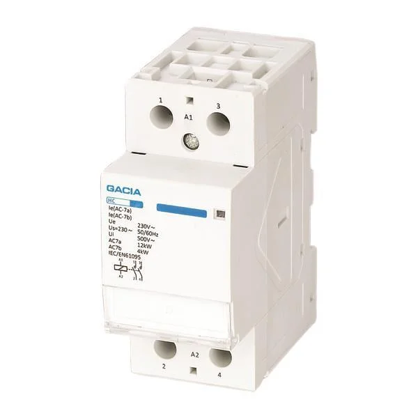 Φωτογραφία προϊόντος: ΡΕΛΕ ΡΑΓΑΣ 2Χ63Α 2NO 240V AC GACIA 500-37102