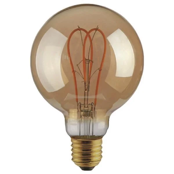 Φωτογραφία προϊόντος: ΛΑΜΠΑ LED G125 FILAMENT "DECOR" 5W E27 2000K 220-240V DIMMABLE GOLD 147-78703