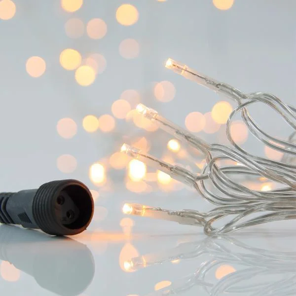 Φωτογραφία προϊόντος: ΣΕΙΡΑ, 100 LED 3mm, 31V ΜΕΤΑΣΧΗΜΑΤΙΣΤΗ, 4 ΕΠΕΚΤΑΣΕΙΣ ΩΣ 3 ΣΕΤ, ΔΙΑΦΑΝΟ PVC ΚΑΛΩΔΙΟ, ΘΕΡΜΟ ΛΕΥΚΟ LED, ΑΝΑ 5cm, ΠΡΟΕΚΤΑΣΗ ΠΑΡΟΧΗΣ 3m, ΙP44 600-15221