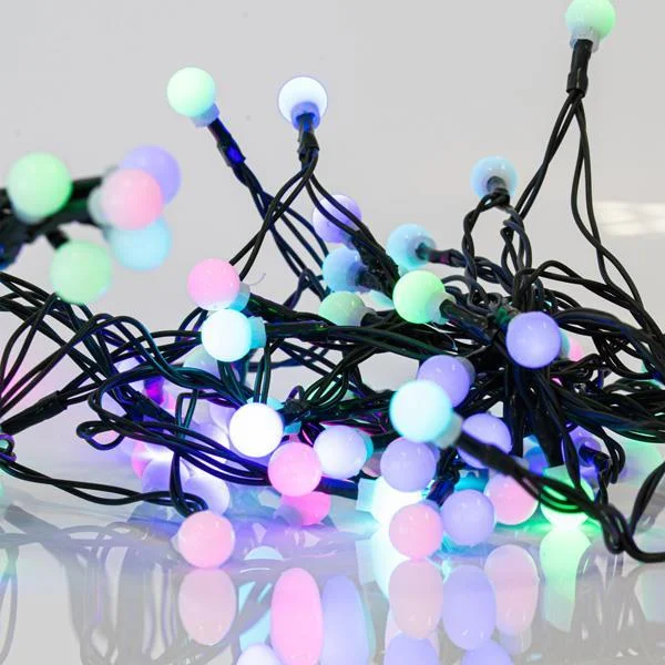 Φωτογραφία προϊόντος: ΣΕΙΡΑ, 80 LED 5MM, 4,5V, ΛΕΥΚΕΣ ΜΠΑΛΕΣ, ΜΕ ΜΕΤΑΣΧΗΜΑΤΙΣΤΗ, ΠΡΑΣΙΝΟ ΚΑΛΩΔΙΟ, RGB, MULTI LED ΑΝΑ 10CM, ΠΡΟΕΚΤΑΣΗ ΠΑΡΟΧΗΣ 300CM, IP44 600-11916