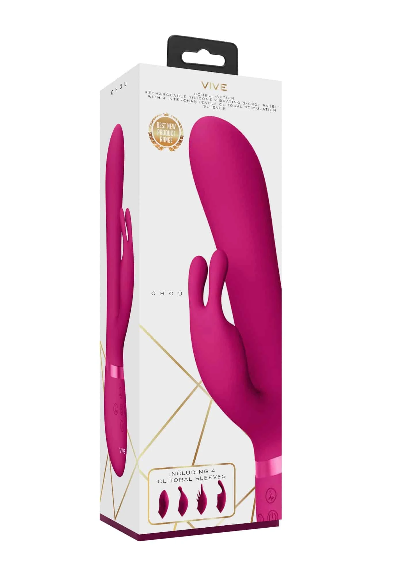Φωτογραφία προϊόντος: Chou G-Spot Rabbit Clitoral Stimulator pink