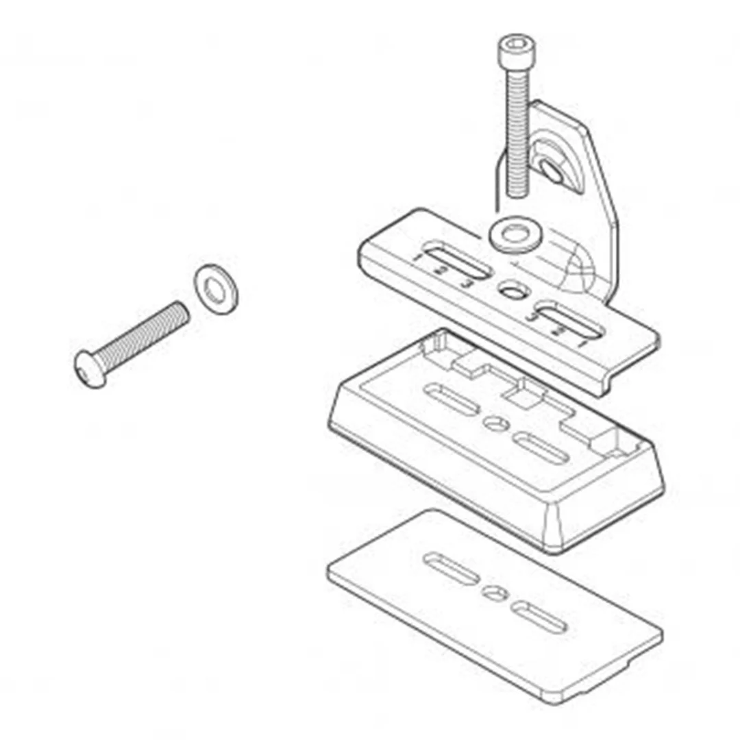 Φωτογραφία προϊόντος: MENABO FIX509FP KIT ΑΚΡΑ (ΠΟΔΙΑ) FIX POINT ΓΙΑ ΜΠΑΡΕΣ TEMA/TEMA ALU MENABO 10210/MB
