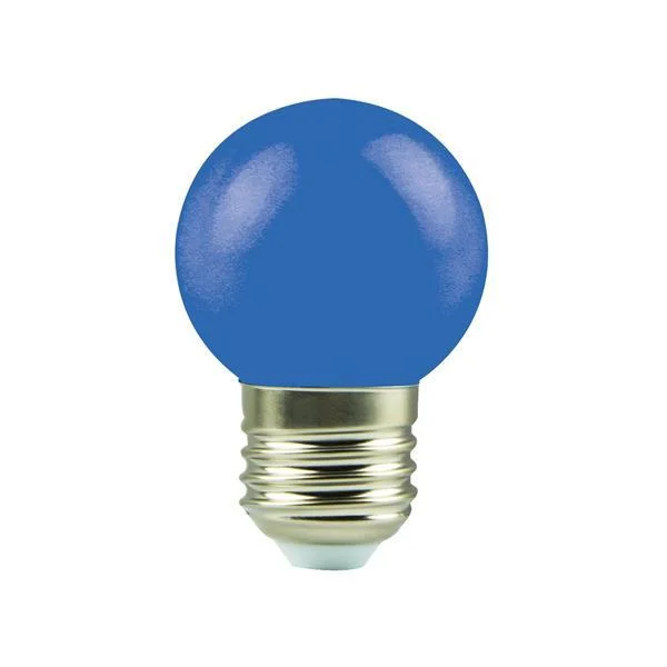Φωτογραφία προϊόντος: ΛΑΜΠΑ LED ΣΦΑΙΡΙΚΗ 1,8W E27 ΜΠΛΕ 175-265V 147-77502