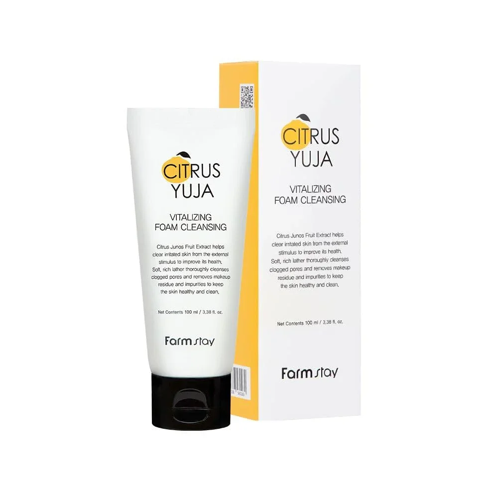 Φωτογραφία προϊόντος: Farmstay Citrus Yuja vitalizing Foam Cleansing Αφρός καθαρισμού 100ml