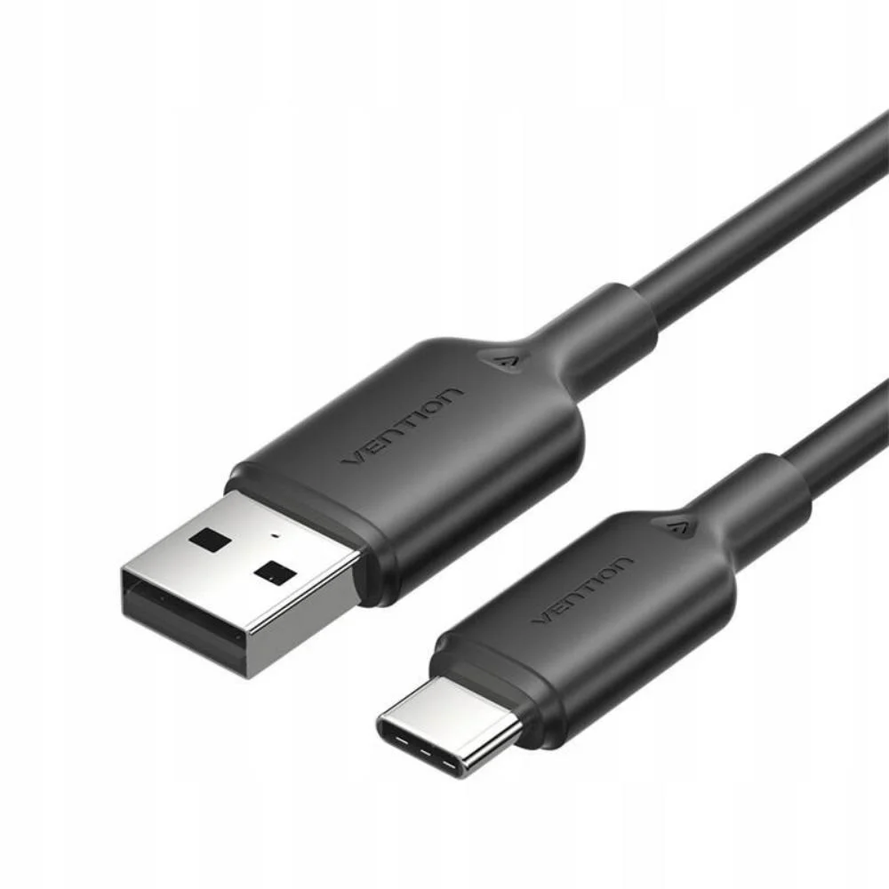 Φωτογραφία προϊόντος: USB 2.0 A Male to C Male 3A Cable Vention CTQWF 1M (White)
