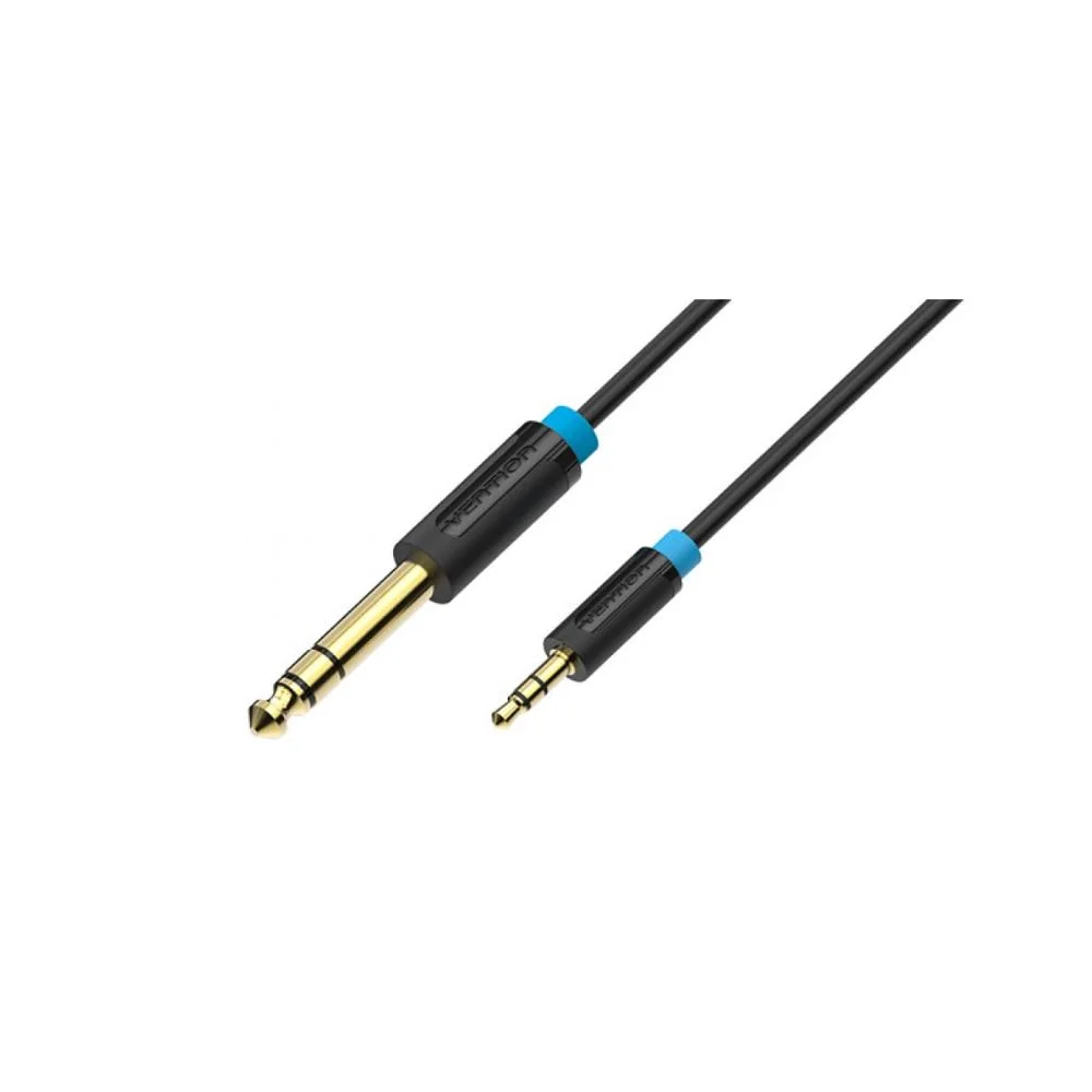 Φωτογραφία προϊόντος: Audio Cable TRS 3.5mm to 6.35mm Vention BABBG 1,5m, Black
