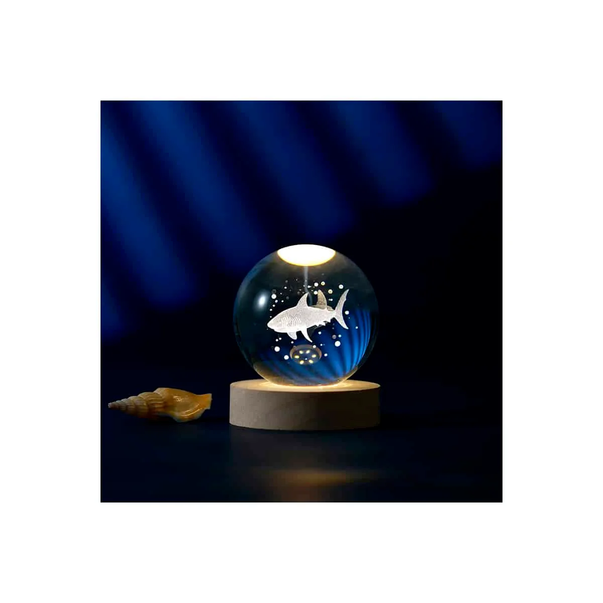 Φωτογραφία προϊόντος: i-TOTAL XL2719D ΛΑΜΠΑ CRYSTAL BALL SHARK MEDIUM 8cm