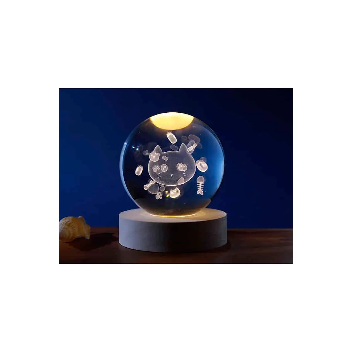 Φωτογραφία προϊόντος: i-TOTAL XL2719A ΛΑΜΠΑ CRYSTAL BALL CAT MEDIUM 8cm