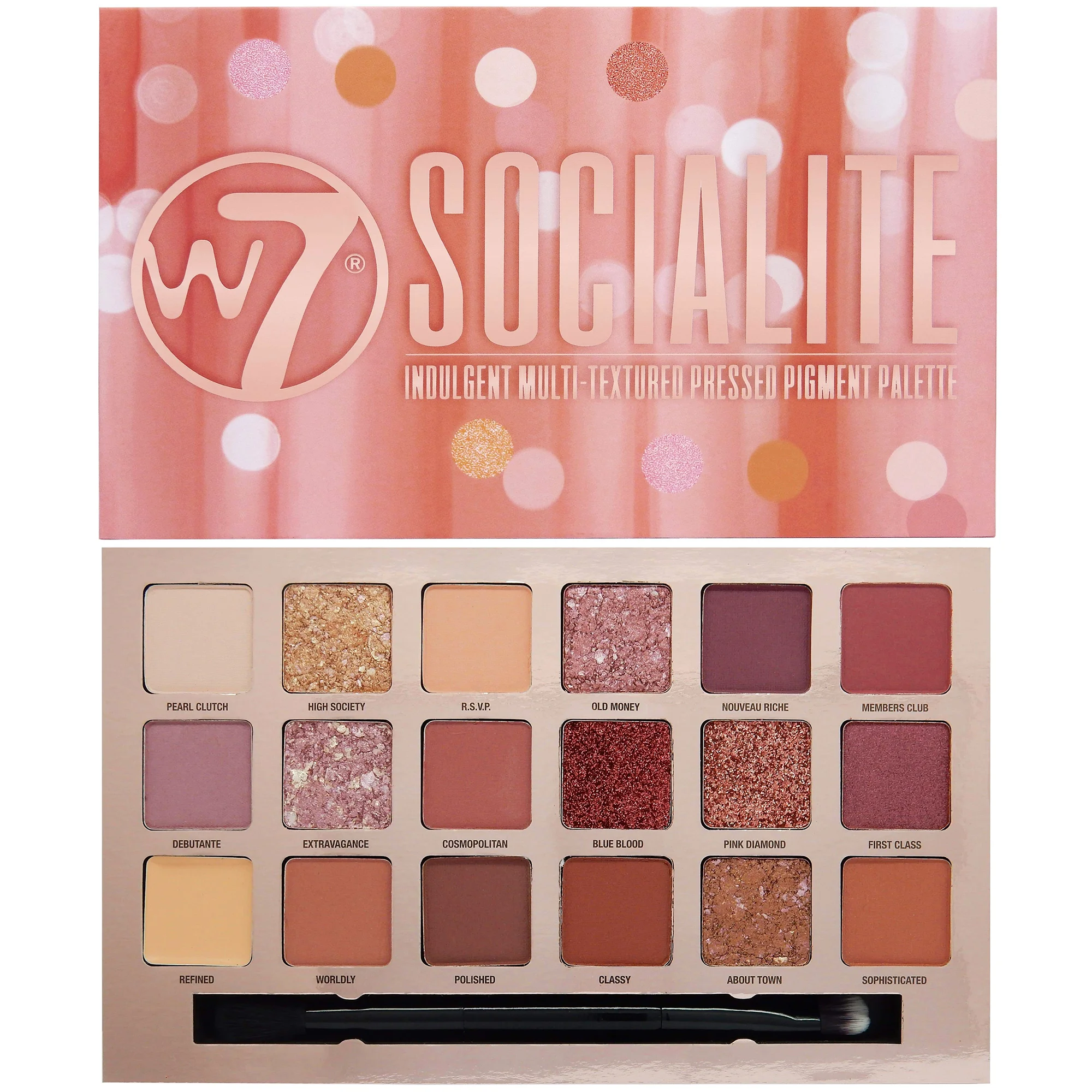 Φωτογραφία προϊόντος: W7 Cosmetics W7 Socialite Eyeshadow Palette (17gr)