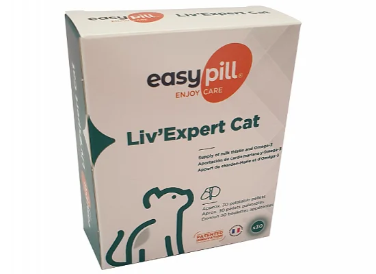 Φωτογραφία προϊόντος: EasyPill Liv Expert Cat 60gr (30 μπάρες x 2gr)