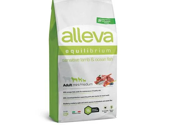 Φωτογραφία προϊόντος: Alleva Equilibrium SENSITIVE LAMB & OCEAN FISH ADULT MINI DOG 2Kg Μίνι 2kgr