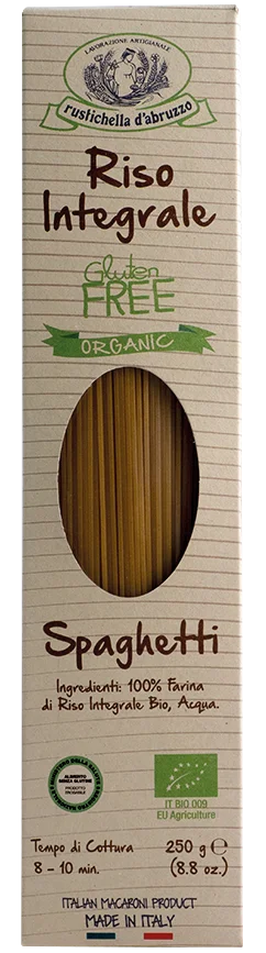 Φωτογραφία προϊόντος: Rustichella d'Abruzzo Organic Pasta Brown Rice Spaghetti - Βιολογικό Σπαγγέτι από Καστανό Ρύζι (250g)
