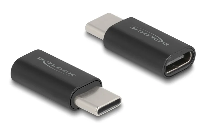 Φωτογραφία προϊόντος: DELOCK αντάπτορας USB-C 60034, αρσενικό σε θηλυκό, 10Gbps, μαύρος