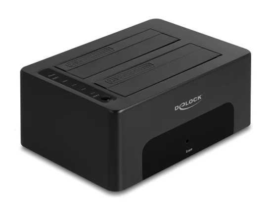 Φωτογραφία προϊόντος: DELOCK docking station 64187, clone/erase function, 2x SSD/HDD, 5Gb/s