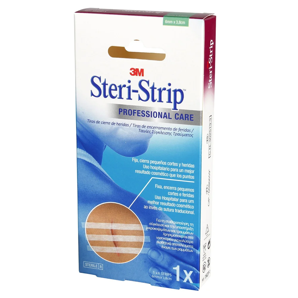 Φωτογραφία προϊόντος: 3M Steri-Strip 6mm x 10cm 10τμχ