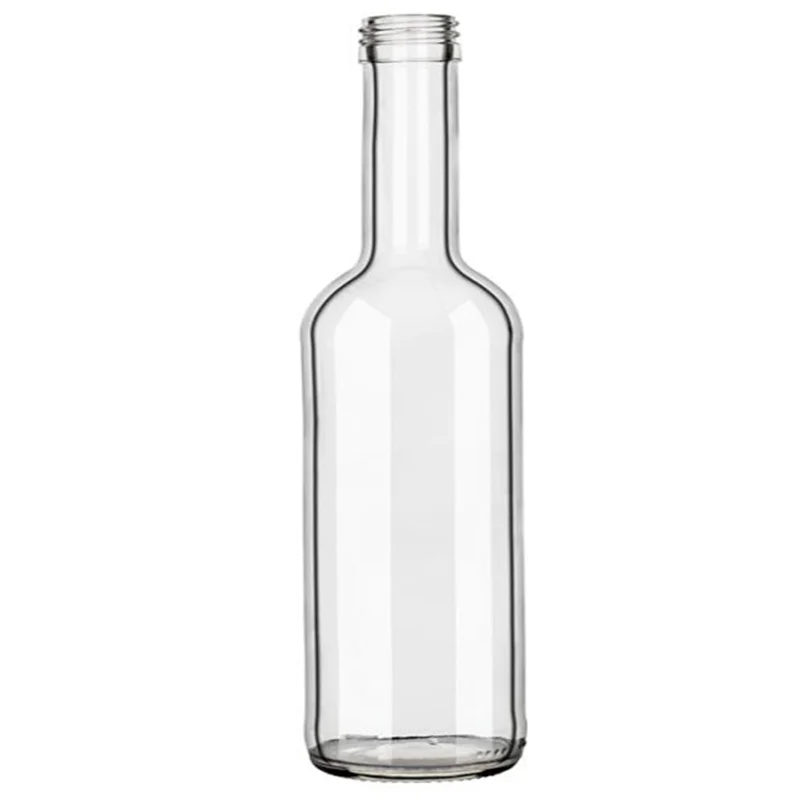 Φωτογραφία προϊόντος: OEM Μπουκάλι γυάλινο Bordeaux 350 ml διάφανο βίδας PP 28 για ποτά, λάδι, τσίπουρο