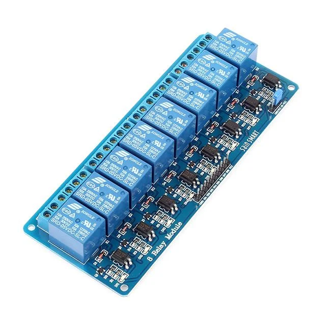 Φωτογραφία προϊόντος: 8 channel 5V relay module with light coupling 5V Ρελέ