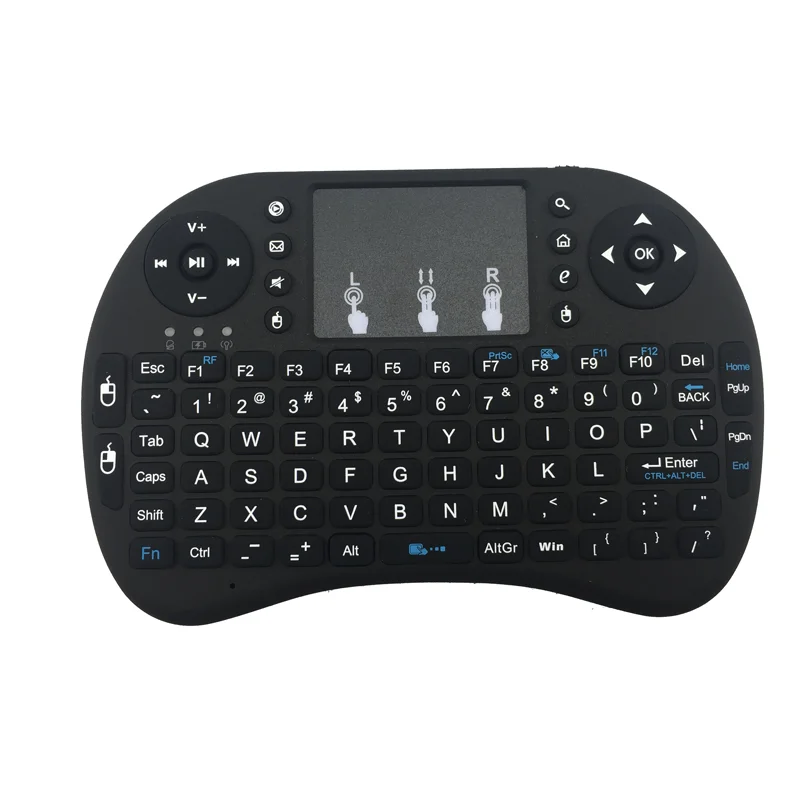 Φωτογραφία προϊόντος: Mini 2.4G Multi-functional Wireless Keyboard For Raspberry Pi black