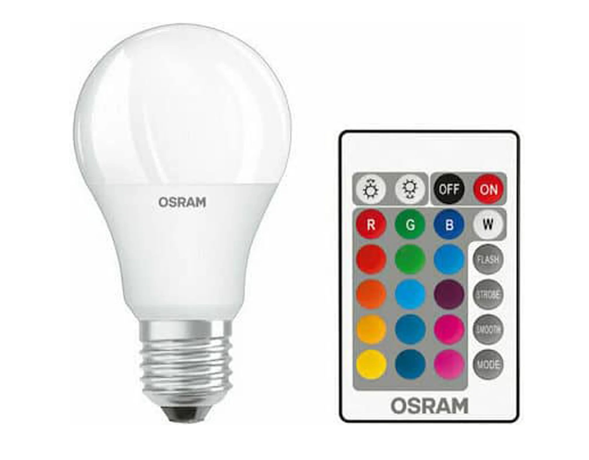 Φωτογραφία προϊόντος: OSRAM Λάμπα LED E27 RGBW 9W 806lm (Dimma)
