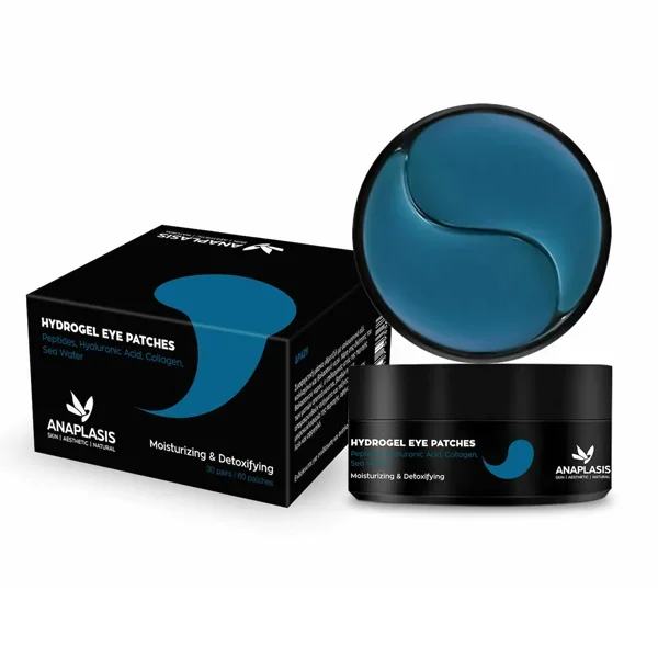 Φωτογραφία προϊόντος: Anaplasis Hydrogel Eye Patches Blue συσφιγκτικά επιθέματα ματιών 30 ζευγάρια