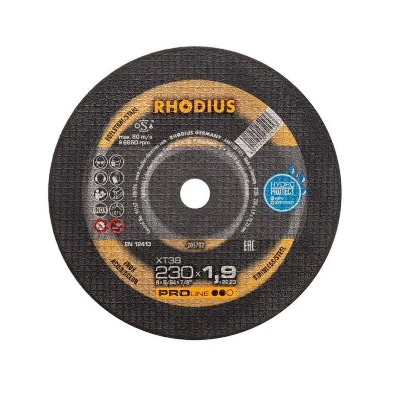 Φωτογραφία προϊόντος: Δίσκος Κοπής Inox RHODIUS ΧΤ38 230Χ1.9mm