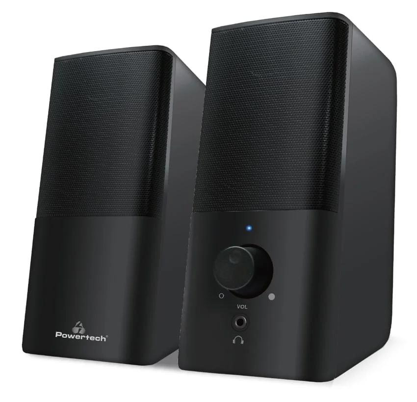 Φωτογραφία προϊόντος: POWERTECH ηχεία Premium sound PT-847, 2x 3W, 3.5mm, μαύρα