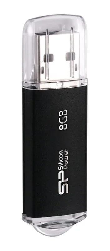 Φωτογραφία προϊόντος: SILICON POWER USB Flash Drive Ultima II-I, 8GB, USB 2.0, μαύρο