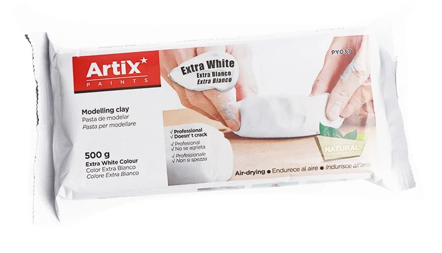 Φωτογραφία προϊόντος: ARTIX PAINTS φυσικός πηλός PY037, 500γρ, λευκός