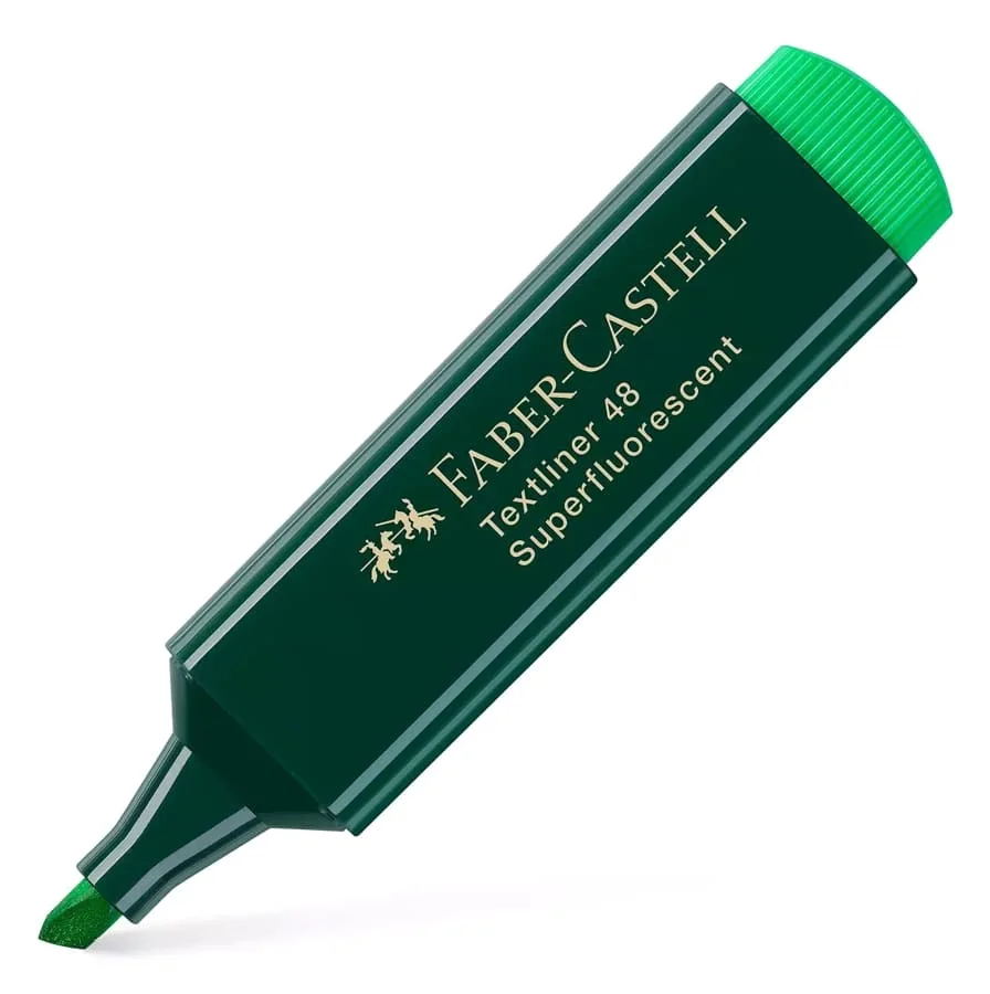 Φωτογραφία προϊόντος: FABER CASTELL μαρκαδόρος υπογράμμισης Textliner 48, πράσινος, 1τμχ