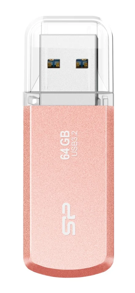 Φωτογραφία προϊόντος: SILICON POWER USB Flash Drive Helios 202, 64GB, USB 3.2, ροζ χρυσό