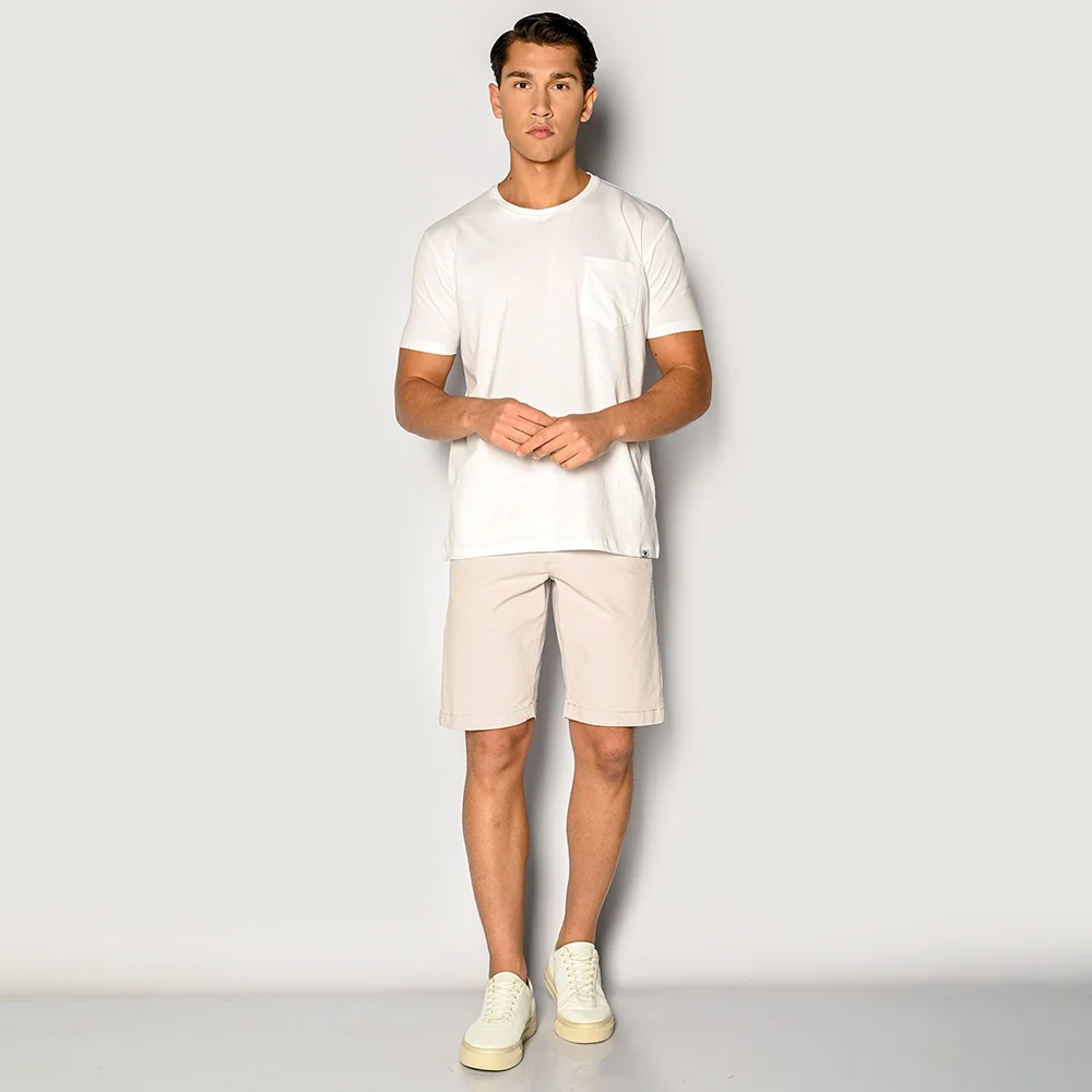 Φωτογραφία προϊόντος: T-SHIRT ΑΝΔΡΙΚΟ ΜΕ ΤΣΕΠΗ BROKERS WHITE