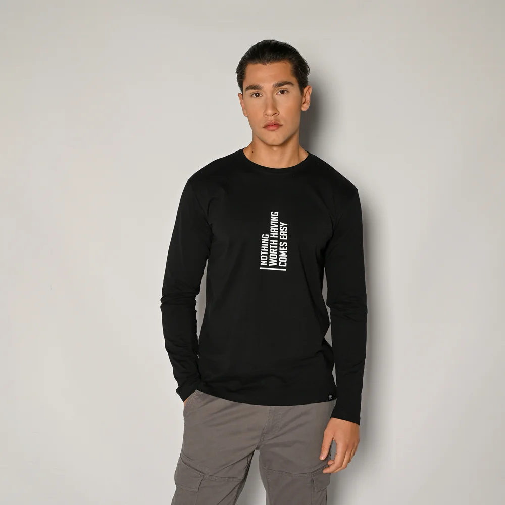 Φωτογραφία προϊόντος: T-Shirt Ανδρικό Μακρυμάνικο Camaro Black