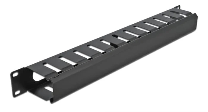 Φωτογραφία προϊόντος: DELOCK cable management 66550 για rack 19"/1U, μεταλλικό, μαύρο