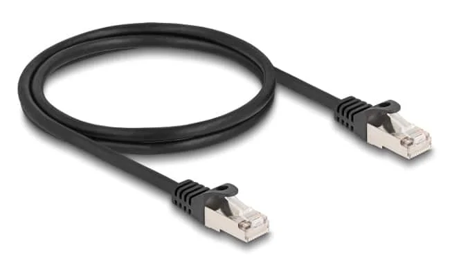 Φωτογραφία προϊόντος: DELOCK καλώδιο RJ50 80187, S/FTP, 26 AWG, 1m, μαύρο