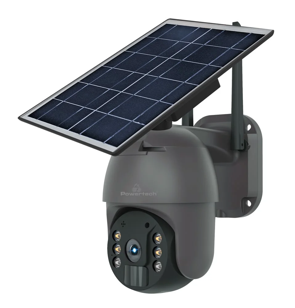 Φωτογραφία προϊόντος: POWERTECH smart ηλιακή κάμερα PT-1174, 3MP, 4G, SD, PTZ, IP65