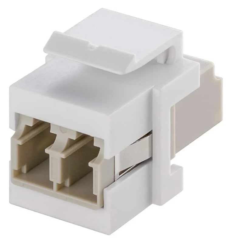 Φωτογραφία προϊόντος: GOOBAY Keystone module οπτικής ίνας 80000, 2x LC-Duplex, λευκό