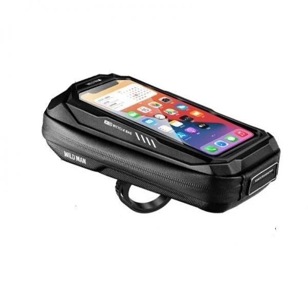 Φωτογραφία προϊόντος: . WILDMAN traveling bag for bike handlebars with zipper 0,5L (4 "- 7") X3 black