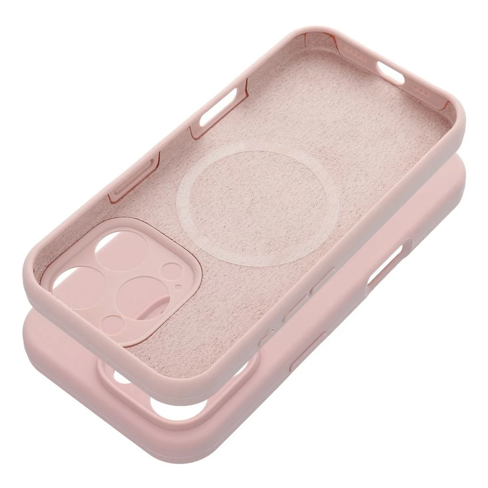 Φωτογραφία προϊόντος: . Case SILICONE 2mm for IPHONE 17 Air compatible with MagSafe sand pink
