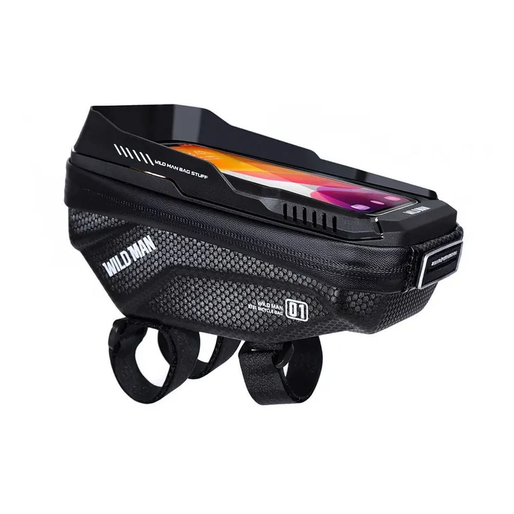 Φωτογραφία προϊόντος: . WILDMAN traveling bag for bike handlebars with zipper 1L (4 "- 7") XT1 black