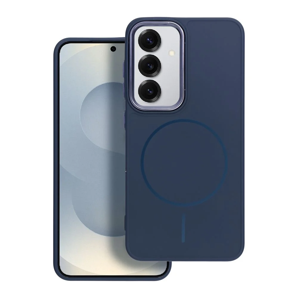 Φωτογραφία προϊόντος: . FRAME MAG COVER Case compatible with MagSafe for SAMSUNG S25 FE navy blue