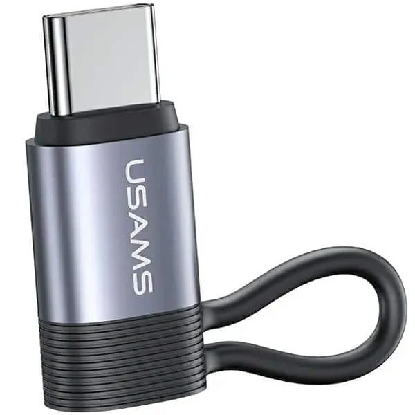 Φωτογραφία προϊόντος: USAMS αντάπτορας AU17 Lightning - USB-C 30W ατσάλι/αλουμίνιο