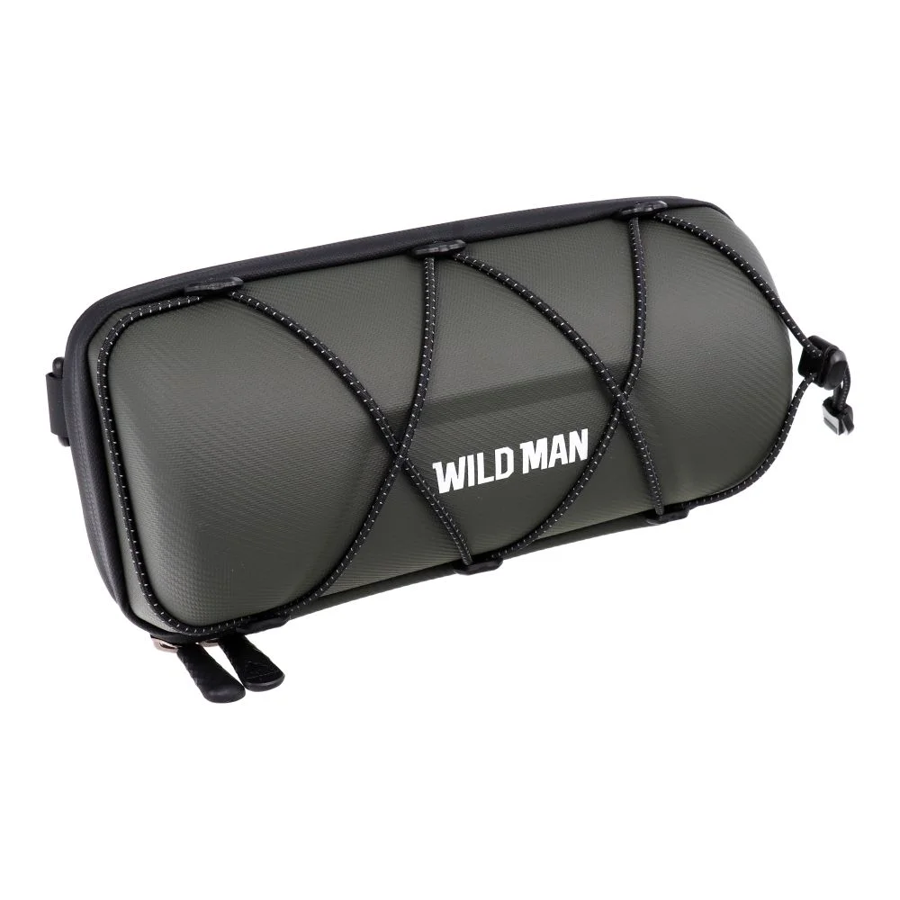 Φωτογραφία προϊόντος: . WILDMAN traveling bag for bike handlebars with zipper 2L GD7X green
