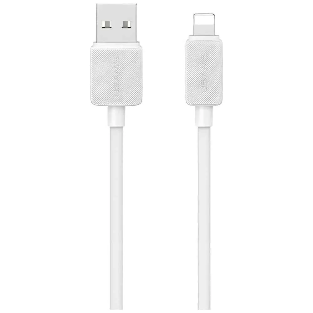 Φωτογραφία προϊόντος: Καλώδιο USB-A σε Lightning USAMS KY Series US-SJ689 2.4A 1m λευκό