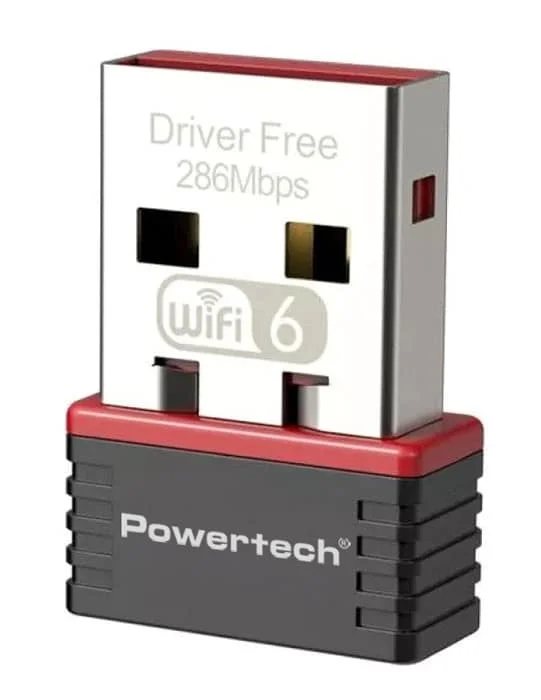 Φωτογραφία προϊόντος: POWERTECH ασύρματος USB αντάπτορας δικτύου PT-1383, 300Mbps WiFi 6