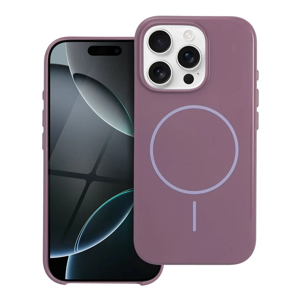 Φωτογραφία προϊόντος: . Glossy Mag Cover compatible with MagSafe for IPHONE 17 purple