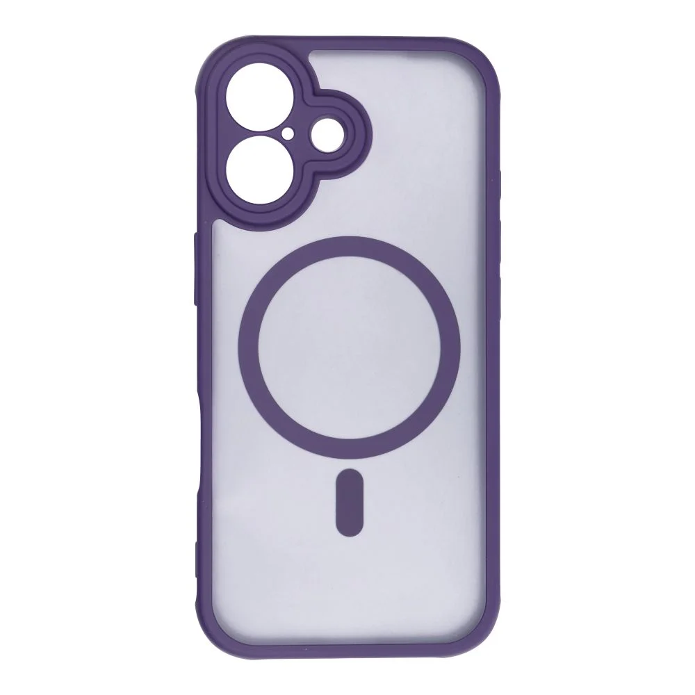 Φωτογραφία προϊόντος: . FULL MATTE MAG COVER case compatible with MagSafe for IPHONE 17 purple