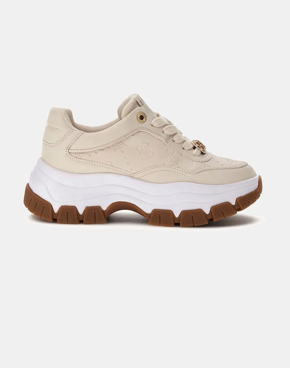 Φωτογραφία προϊόντος: GUESS BERRETT2 CHUNKY SNEAKERS WOMEN GUESS ΕΚΡΟΥ (FLFBRTPEL12-CREAM)