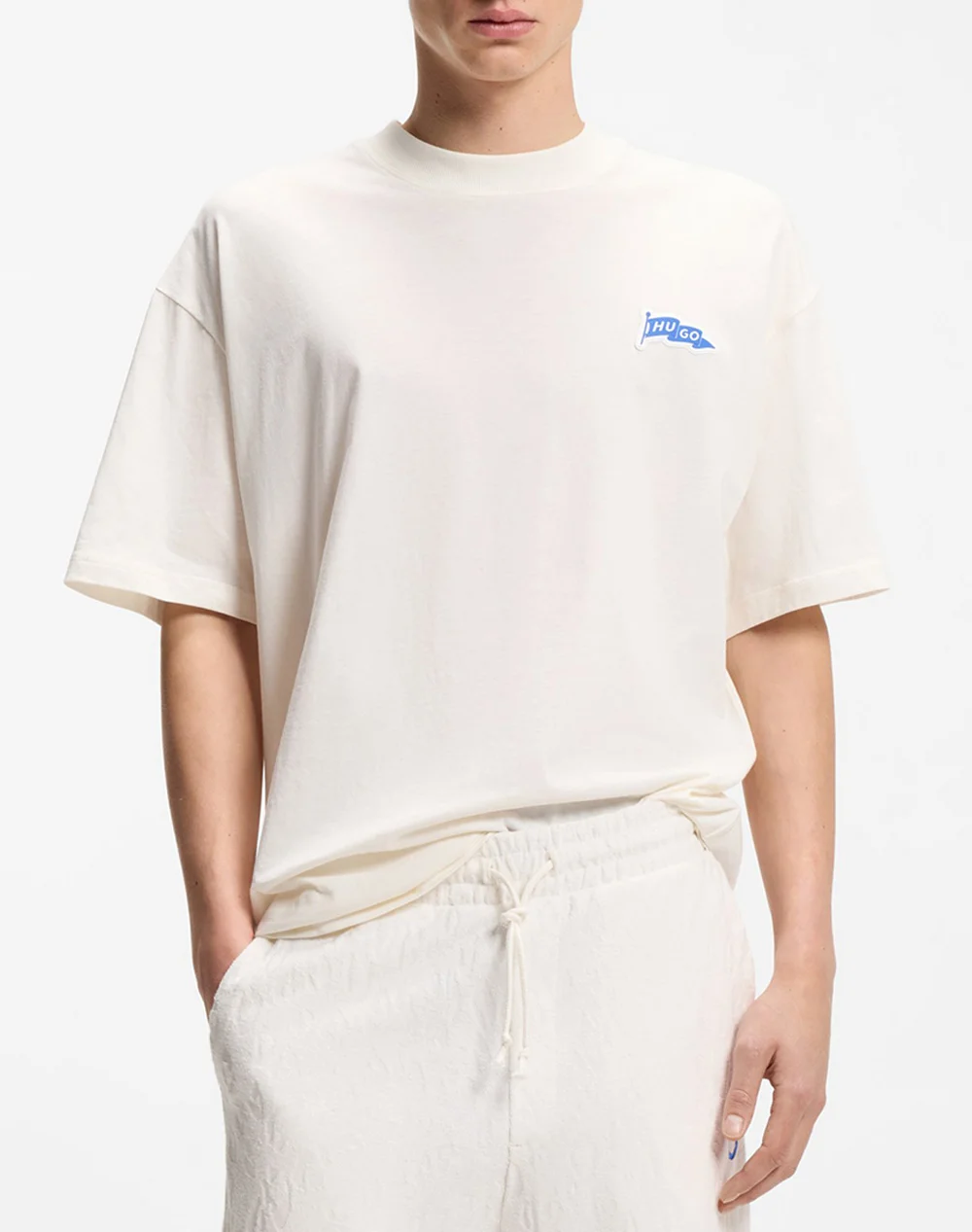 Φωτογραφία προϊόντος: HUGO NOHATIO OVERSIZE T-SHIRT MEN HUGO ΕΚΡΟΥ (50556411-121)