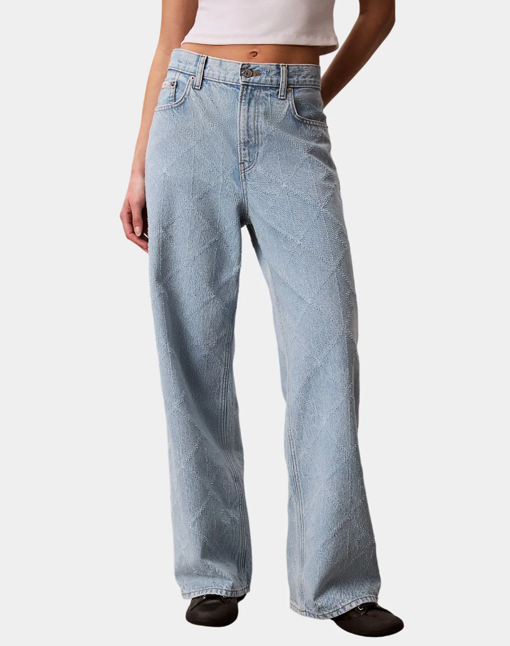 Φωτογραφία προϊόντος: CALVIN KLEIN LOW WAIST BAGGY REGULAR LENGTH JEANS WOMEN CALVIN KLEIN ΜΠΛΕ (LV047F495G-3U8RG)