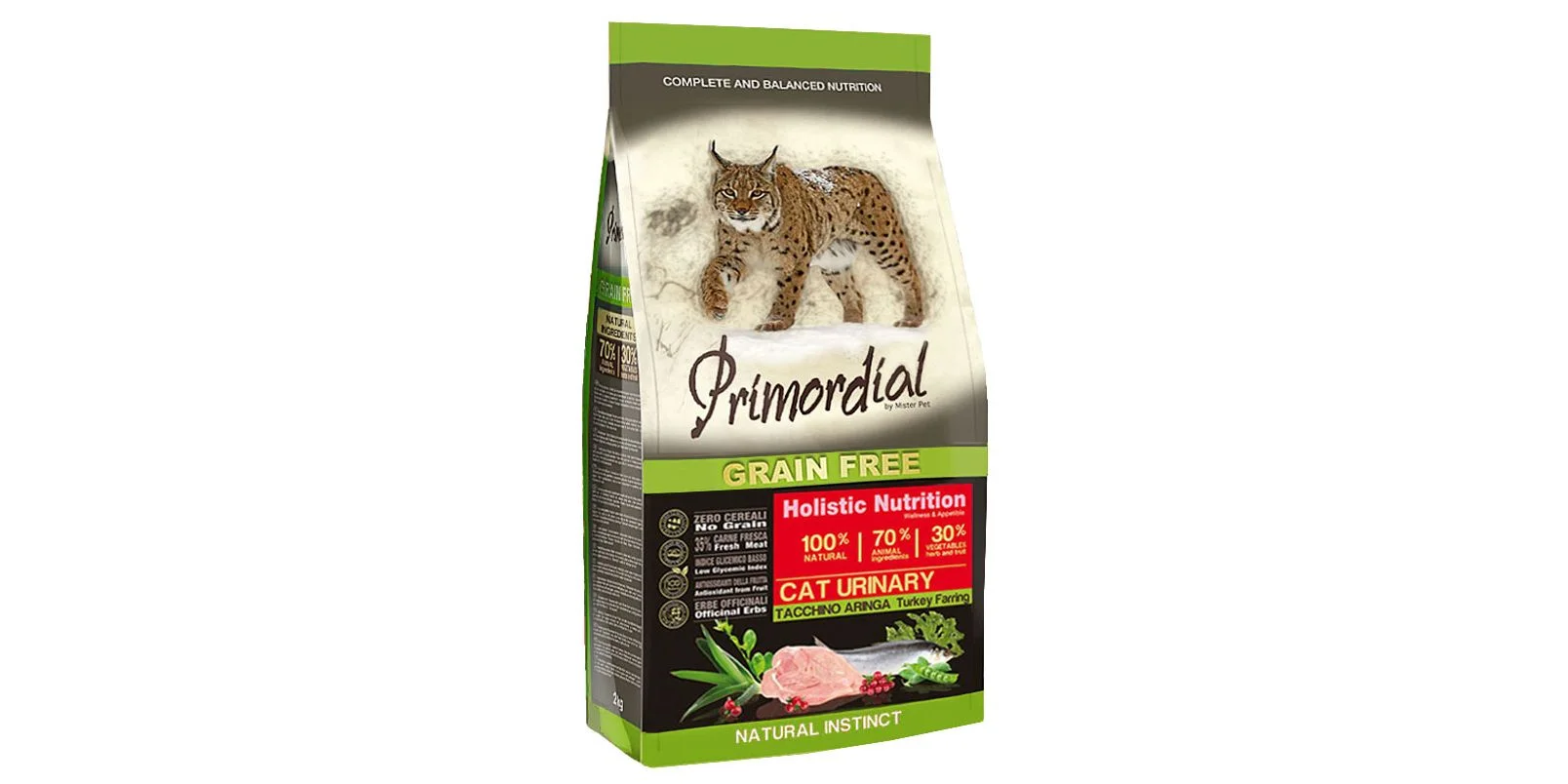 Φωτογραφία προϊόντος: Primordial Cat Urinary Turkey + Herring 400gr